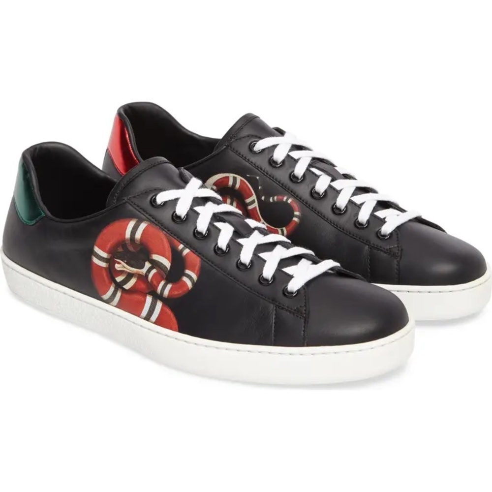 GUCCI | New Ace Kingsnake Print Sneaker